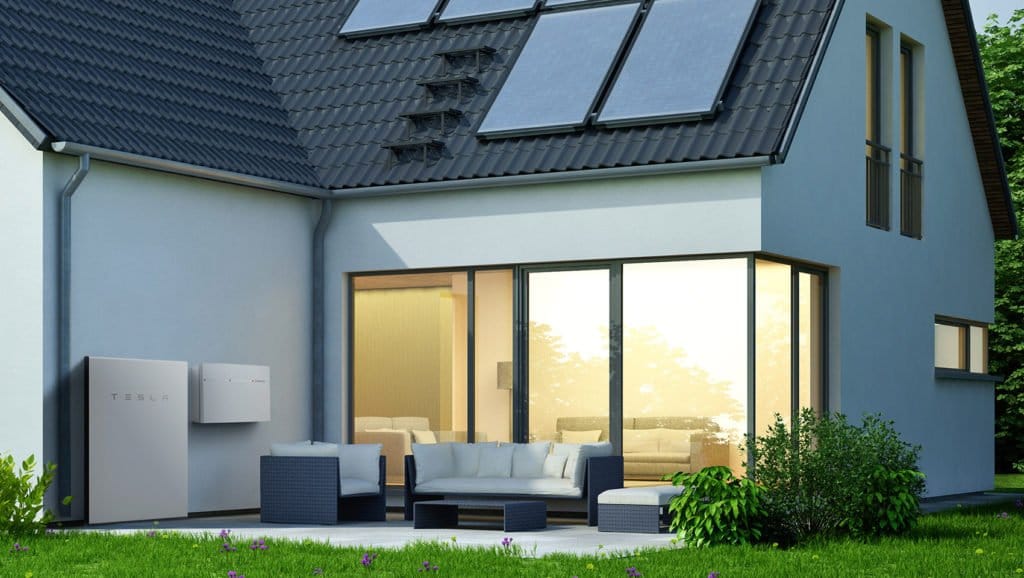 House-With-Tesla-Powerwall-On-The-Wall