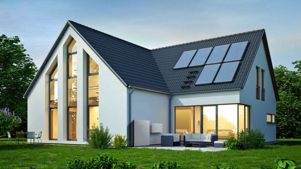 House-With-Solar-Panels-On-The-Roof