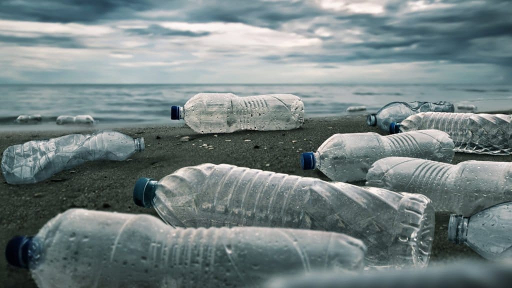 Plastic-Bottles-On-The-Beach