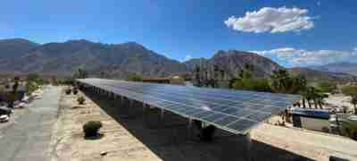 LASG commercial carport installation